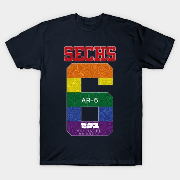 Sechs Pride T-Shirt by Krobilad